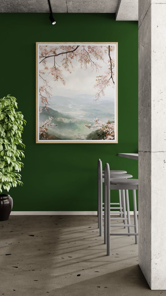 Cherry Blossom Mountain View