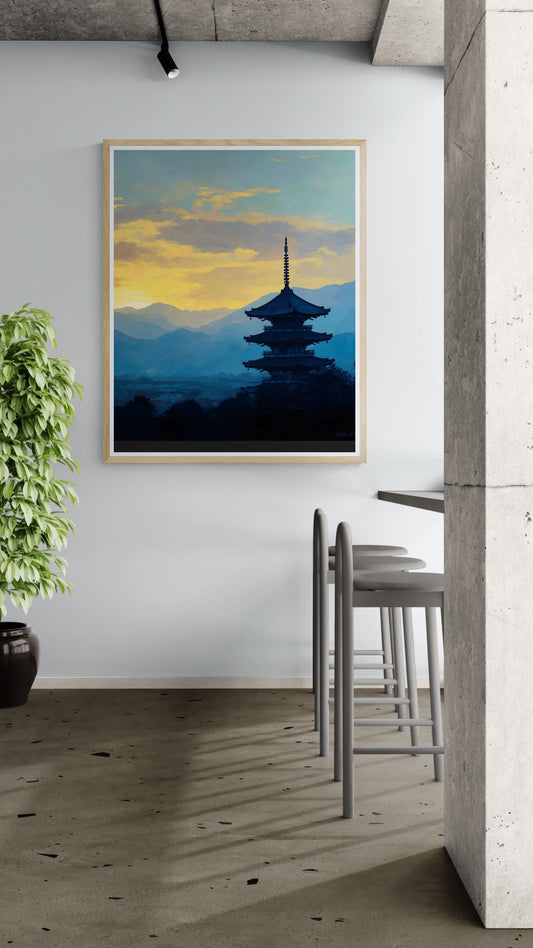 Pagoda at Sunset