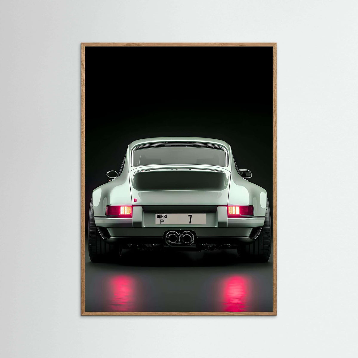 classic Porsche 911 wall art-Classic Porsche 911 Rear View