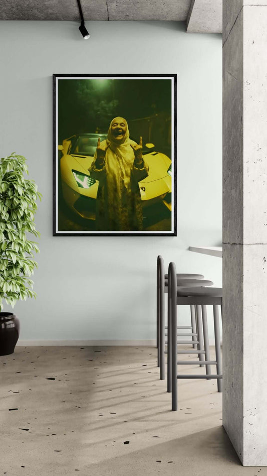 Rebel Icon Wall Art – Cinematic Street Portrait Canvas Print