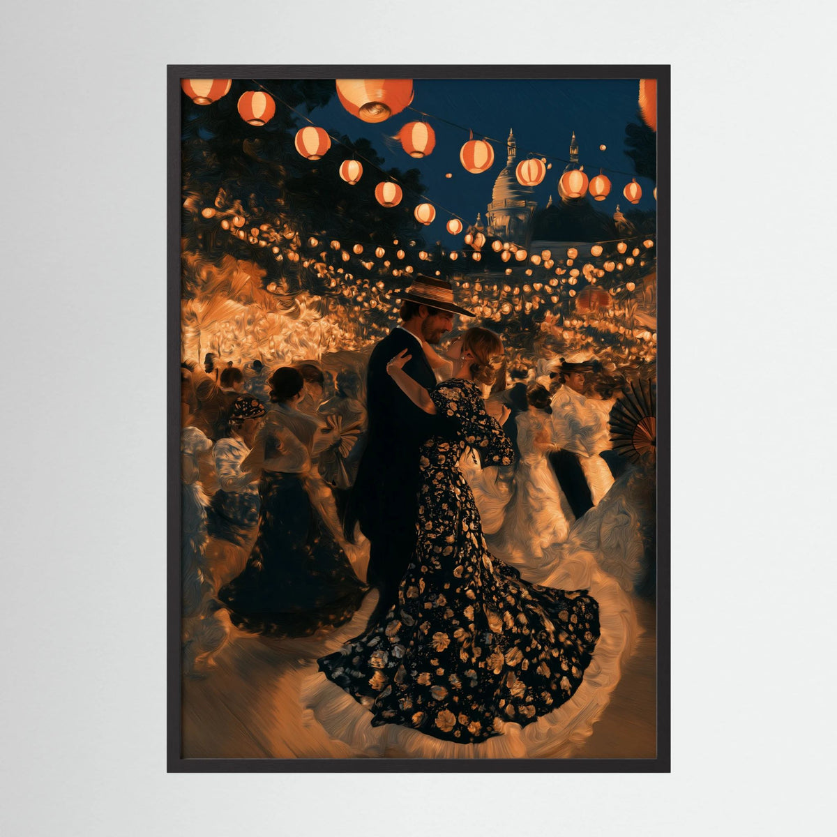 Lantern Festival Wall Art – Romantic Dance Night Print