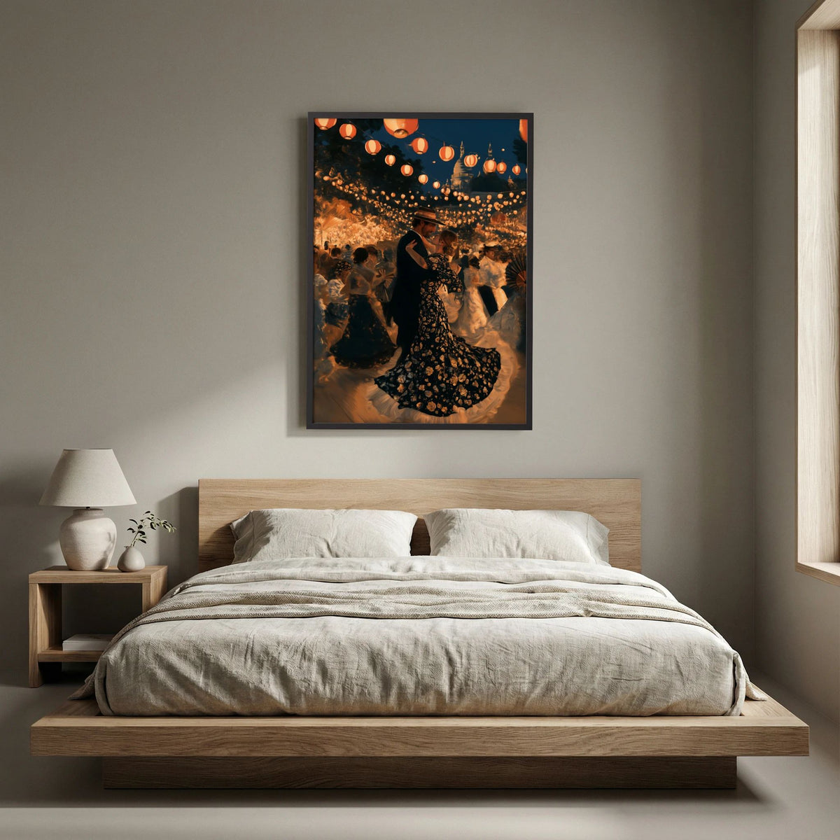 Lantern Festival Wall Art – Romantic Dance Night Print