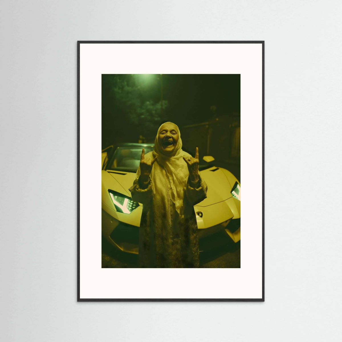 Rebel Icon Wall Art – Cinematic Street Portrait Canvas Print